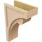 Ekena Millwork 8"W x 16"D x 24"H Classic Viola Rough Cedar Woodgrain TimberThane Corbel, Primed Tan CORUR08X16X24VIORCPR - alternate 4